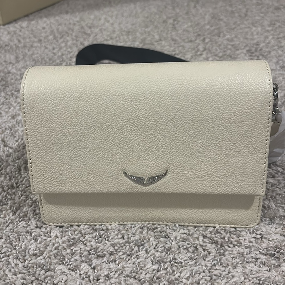 ZADIG & VOLTAIRE Lolita Wings Grained Leather Crossbody Bag - Picture 2 of 16